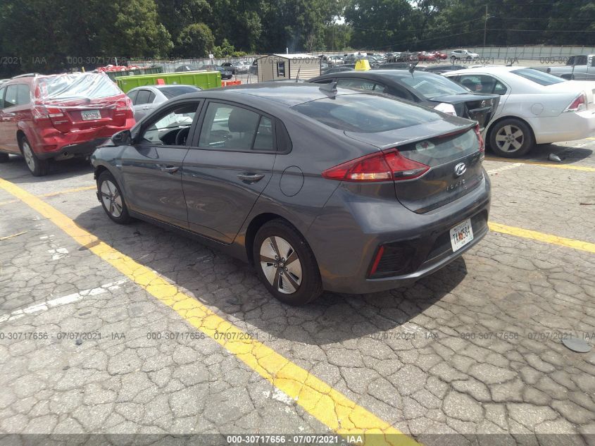 2019 HYUNDAI IONIQ HYBRID BLUE KMHC65LC1KU173953