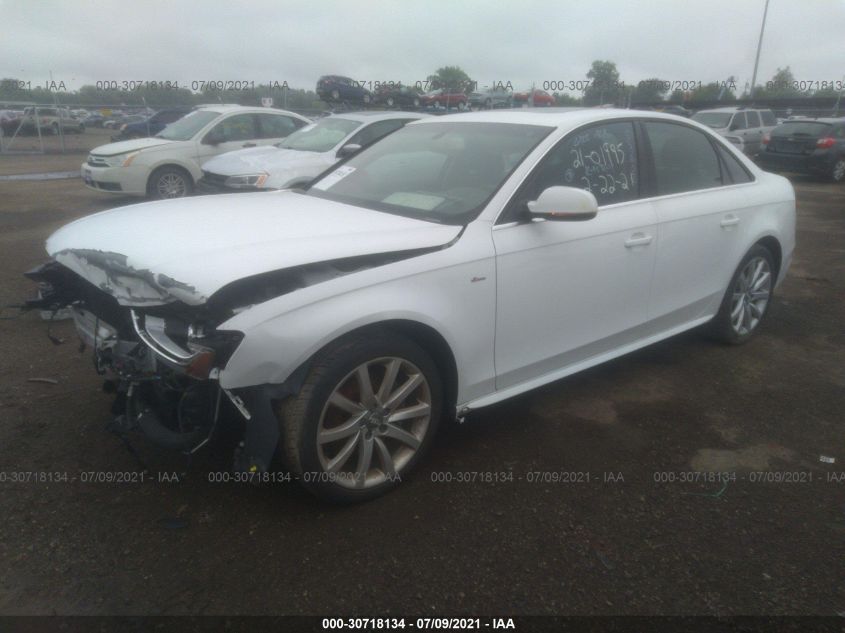2014 AUDI A4 PREMIUM WAUBFAFL0EN003602