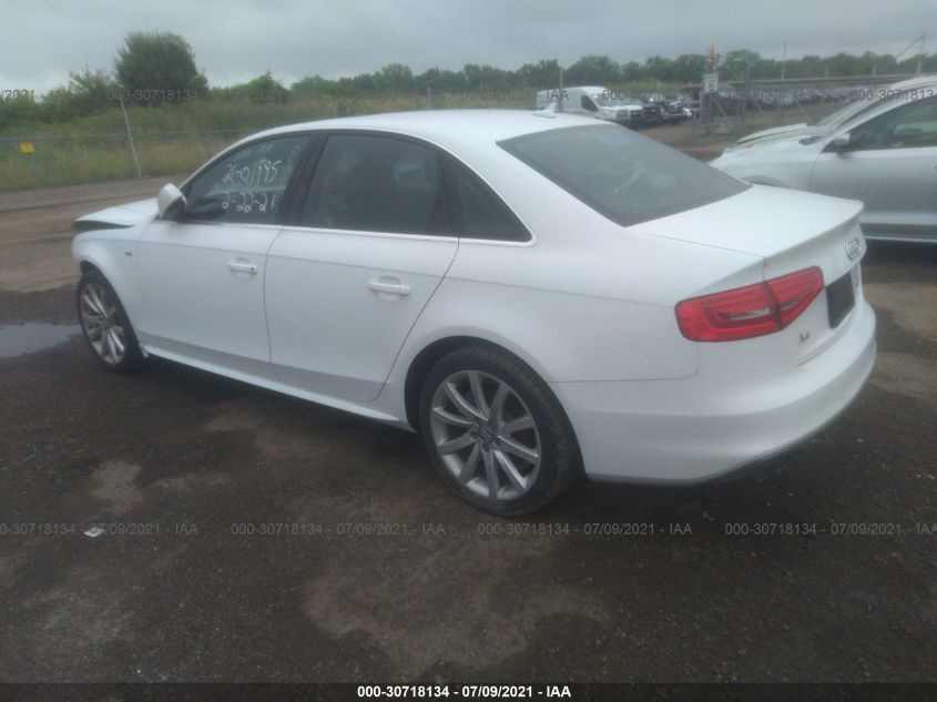 2014 AUDI A4 PREMIUM WAUBFAFL0EN003602