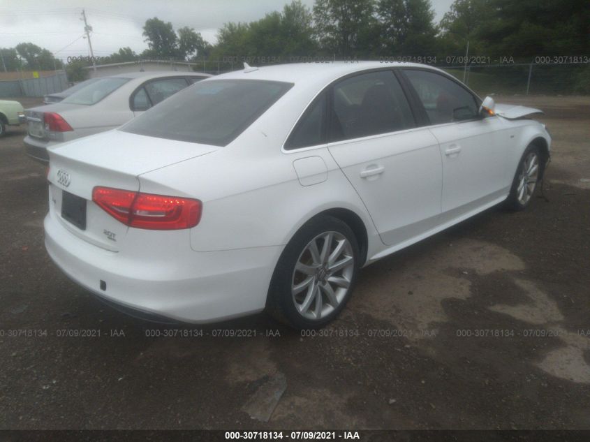 2014 AUDI A4 PREMIUM WAUBFAFL0EN003602