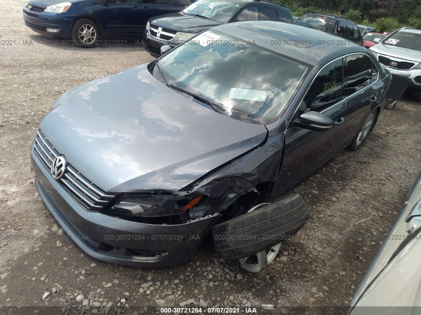 2013 VOLKSWAGEN PASSAT TDI SE W/SUNROOF 1VWBN7A34DC117450