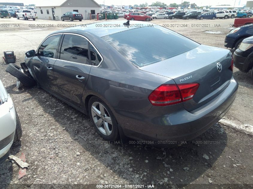2013 VOLKSWAGEN PASSAT TDI SE W/SUNROOF 1VWBN7A34DC117450