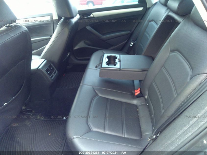 2013 VOLKSWAGEN PASSAT TDI SE W/SUNROOF 1VWBN7A34DC117450
