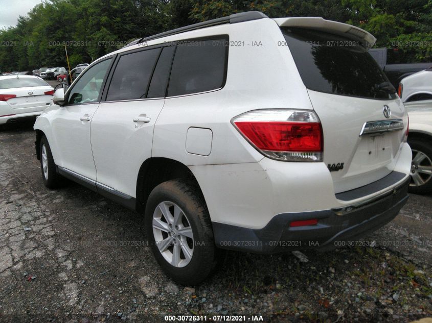 2013 TOYOTA HIGHLANDER 5TDBK3EH3DS201171