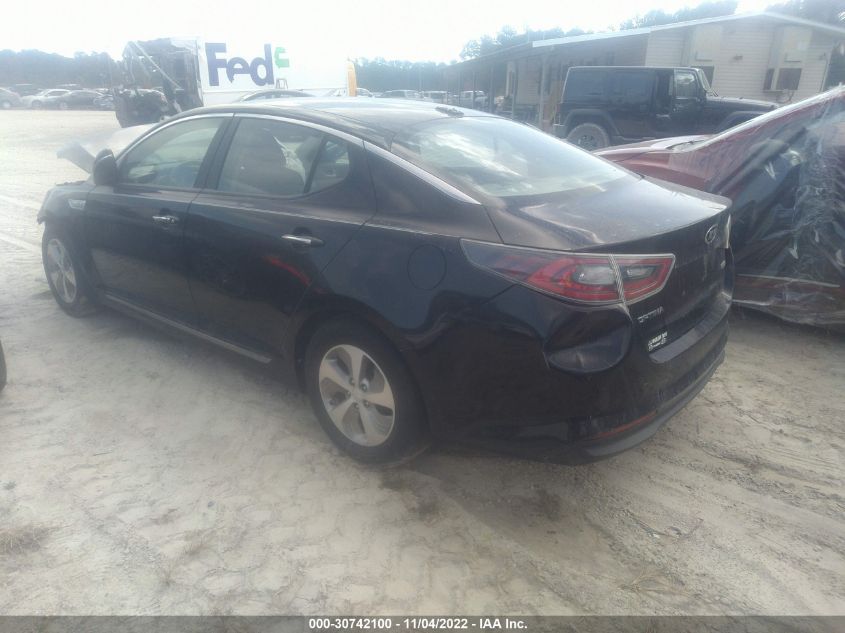 2016 KIA OPTIMA HYBRID KNAGM4AD0G5095407