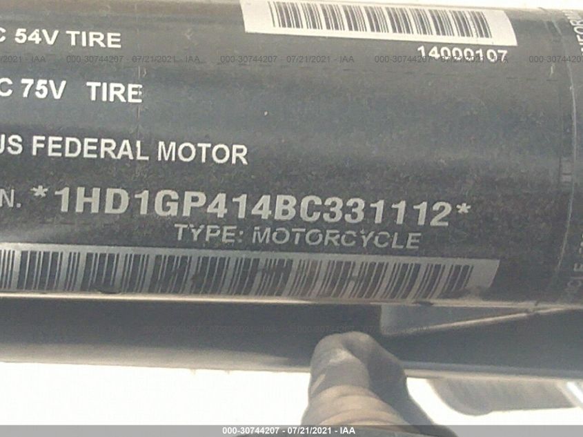 2011 HARLEY-DAVIDSON FXDWG 1HD1GP414BC331112
