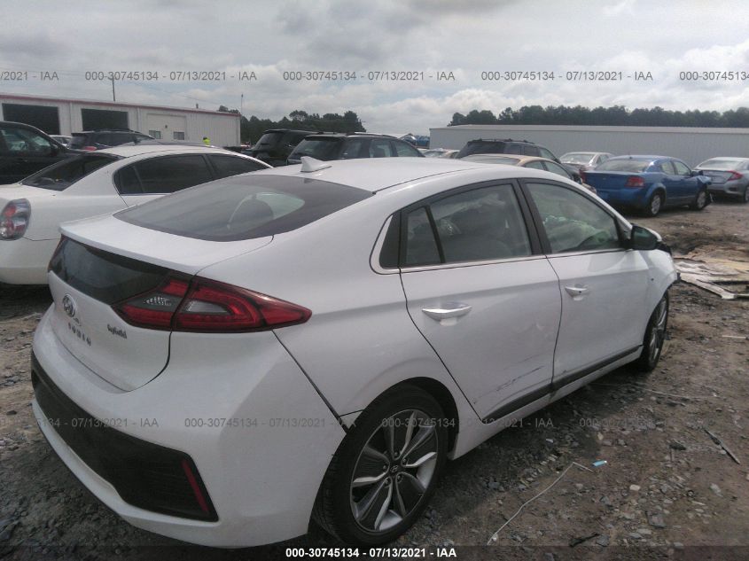 2018 HYUNDAI IONIQ HYBRID LIMITED KMHC85LC2JU060442