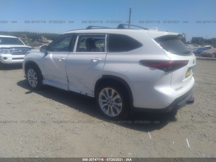 2021 TOYOTA HIGHLANDER HYBRID 5TDXBRCH9MS523860