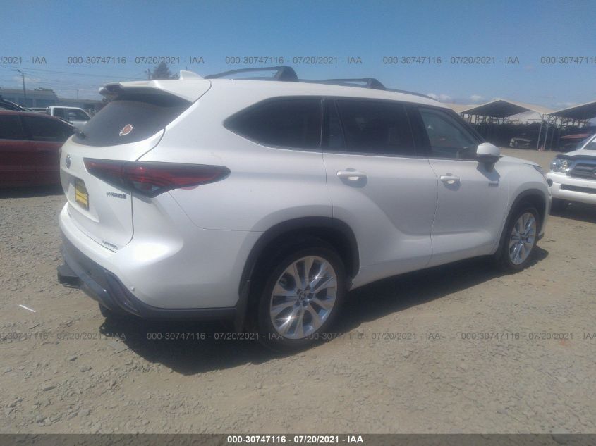 2021 TOYOTA HIGHLANDER HYBRID 5TDXBRCH9MS523860