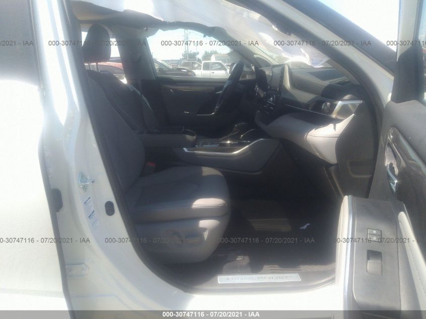 2021 TOYOTA HIGHLANDER HYBRID 5TDXBRCH9MS523860
