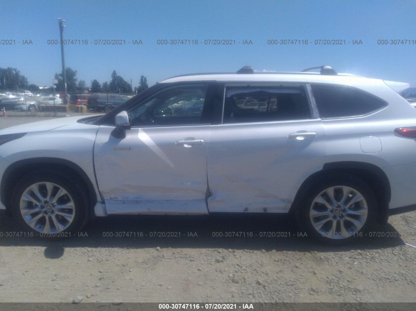 2021 TOYOTA HIGHLANDER HYBRID 5TDXBRCH9MS523860