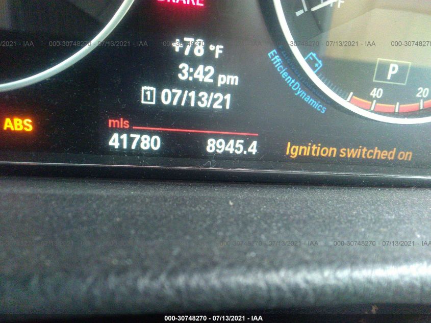 2013 BMW 3 SERIES 320I XDRIVE WBA3C3C50DF982593