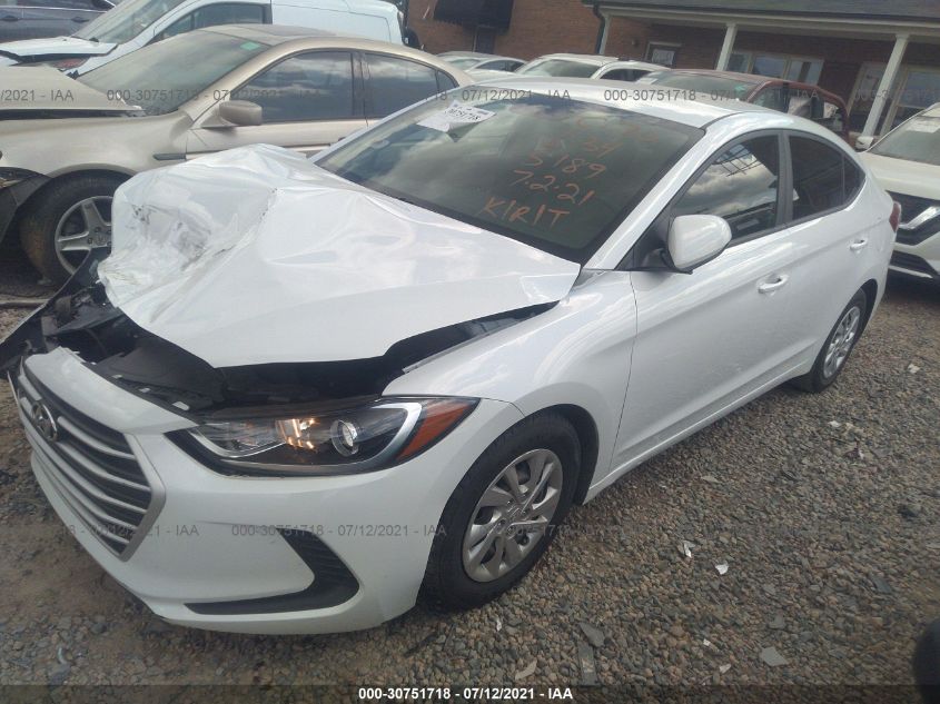 2018 HYUNDAI ELANTRA SE 5NPD74LF5JH385189