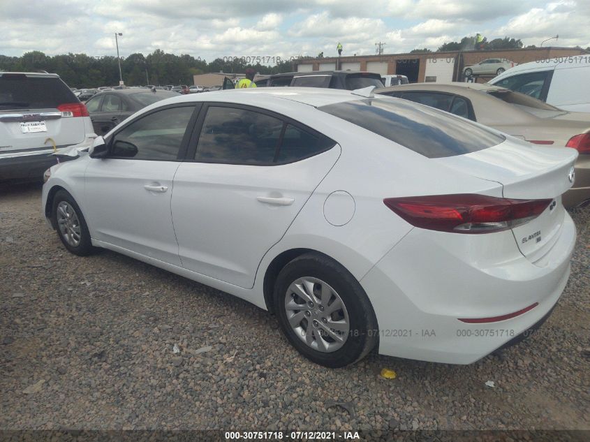 2018 HYUNDAI ELANTRA SE 5NPD74LF5JH385189