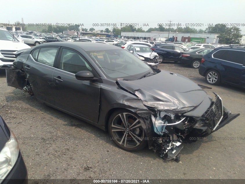 NISSAN SENTRA 2021. Lot# 30755166. VIN 3N1AB8DV9MY230024. Photo 1