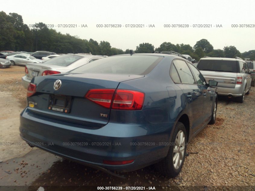 2015 VOLKSWAGEN JETTA SEDAN 1.8T SE 3VWD17AJ0FM299829