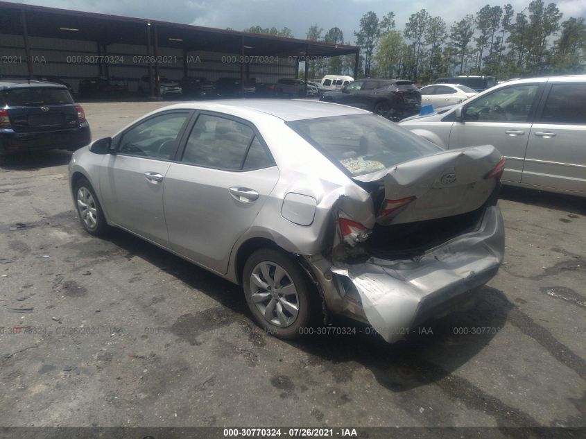 2015 TOYOTA COROLLA LE 5YFBURHE2FP180002