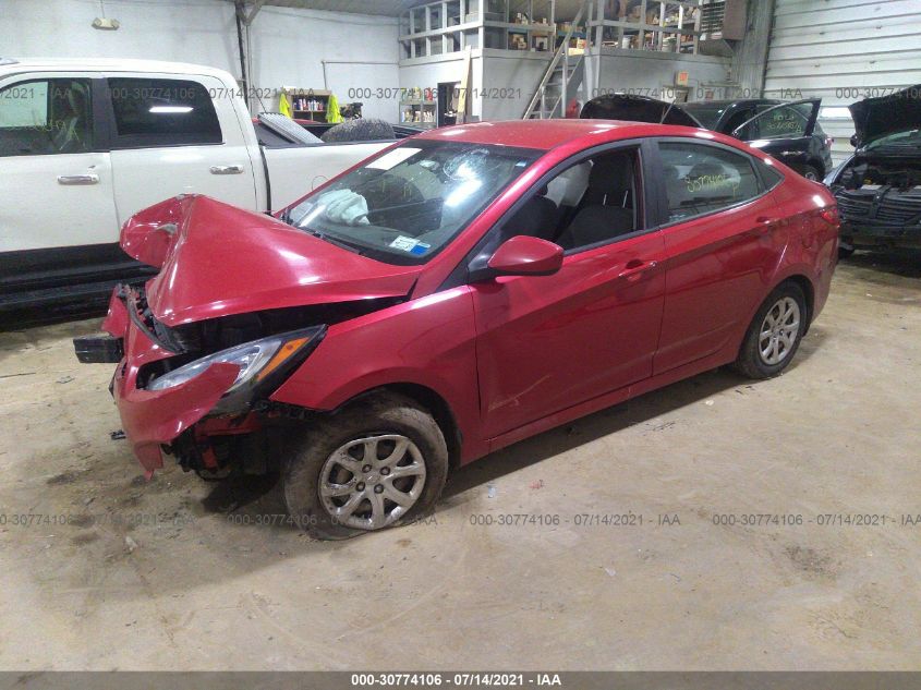 2014 HYUNDAI ACCENT GLS KMHCT4AE1EU777336