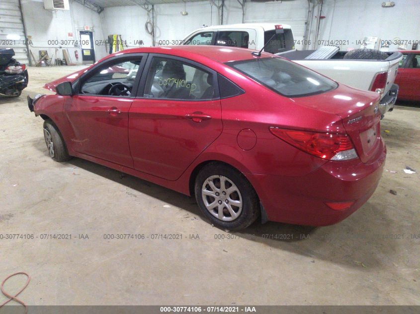 2014 HYUNDAI ACCENT GLS KMHCT4AE1EU777336
