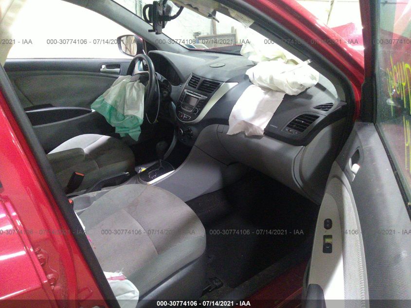 2014 HYUNDAI ACCENT GLS KMHCT4AE1EU777336