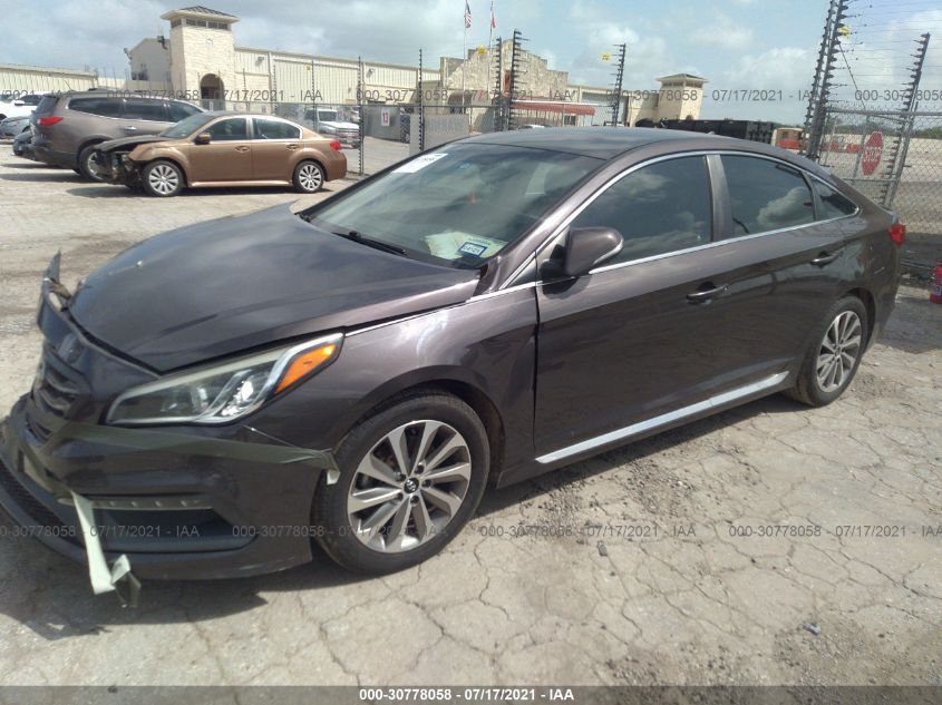 2015 HYUNDAI SONATA 2.4L SPORT 5NPE34AF7FH030907