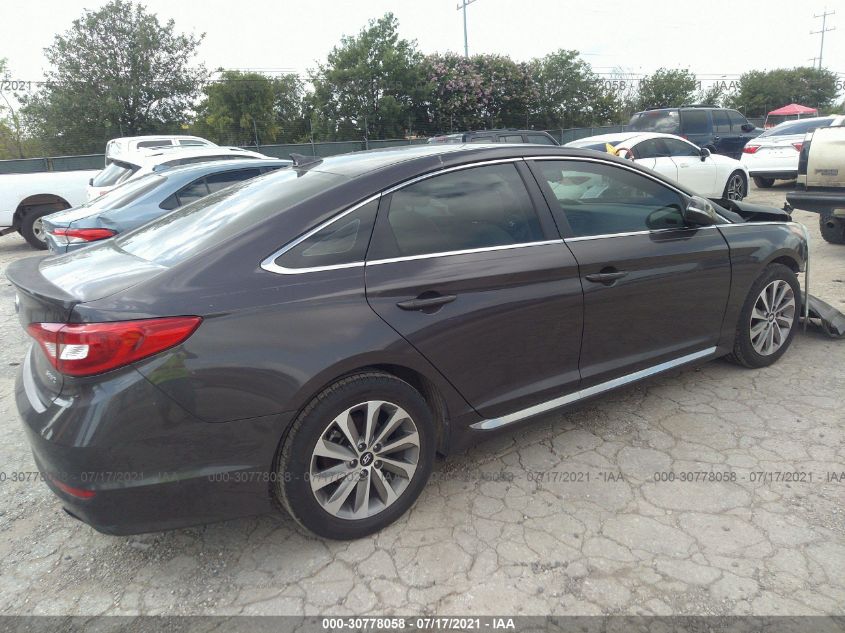 2015 HYUNDAI SONATA 2.4L SPORT 5NPE34AF7FH030907