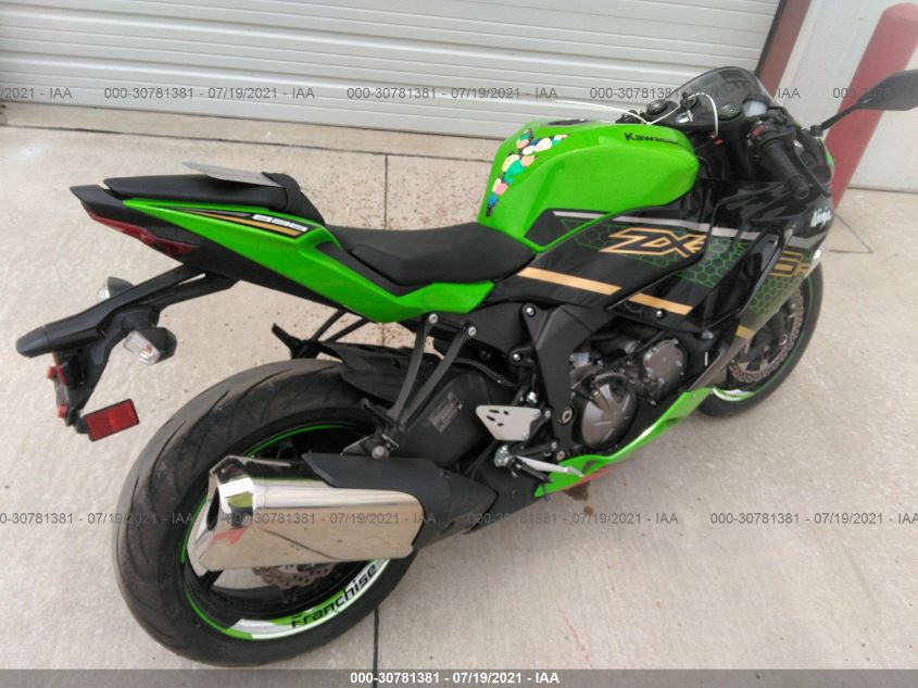 2020 KAWASAKI ZX636 K JKBZXJG16LA009443