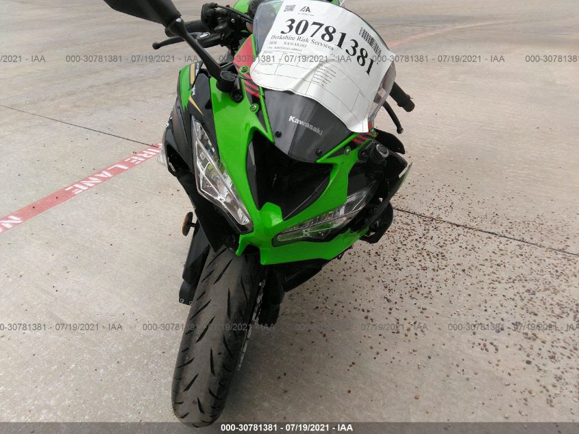 2020 KAWASAKI ZX636 K JKBZXJG16LA009443