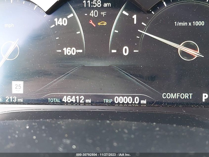 2018 BMW 5 SERIES 530I XDRIVE WBAJA7C5XJG909435