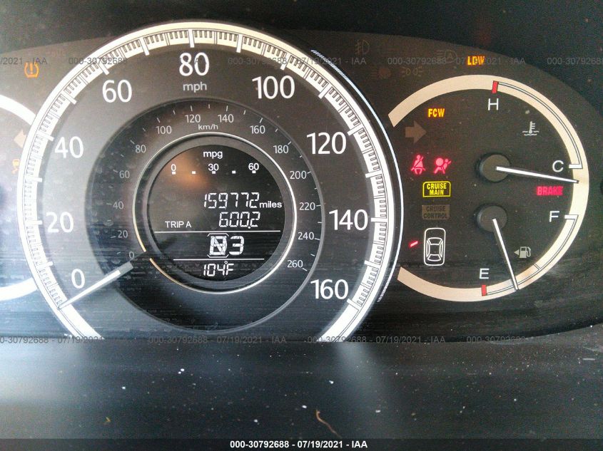 2013 HONDA ACCORD SDN EX-L 1HGCR3F89DA015616