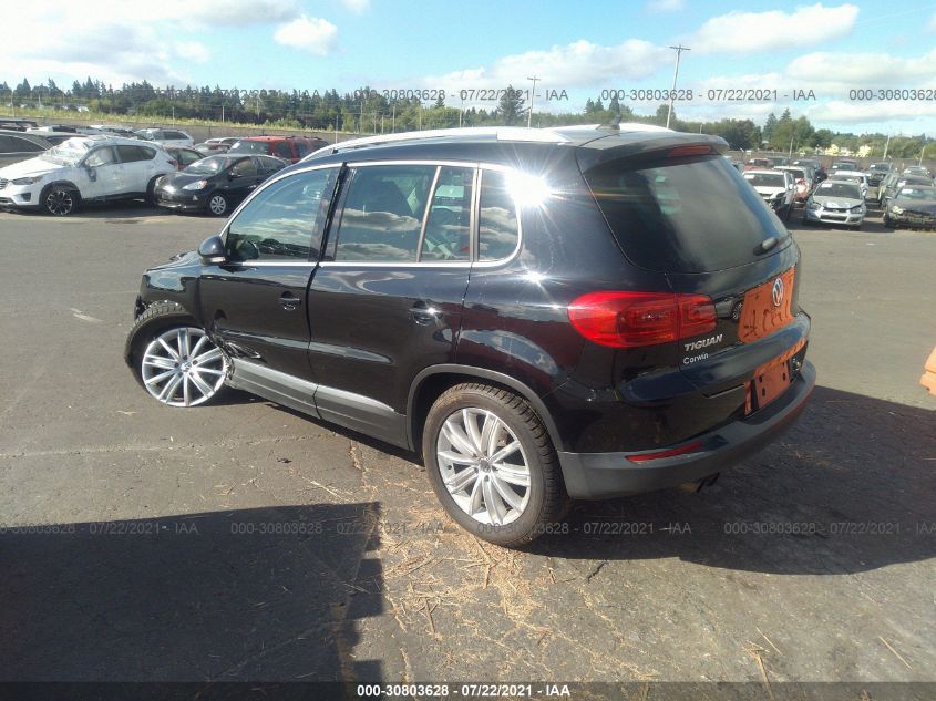 2013 VOLKSWAGEN TIGUAN SE WVGBV7AX6DW517882