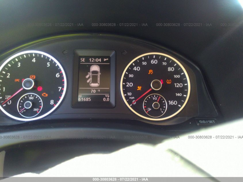 2013 VOLKSWAGEN TIGUAN SE WVGBV7AX6DW517882