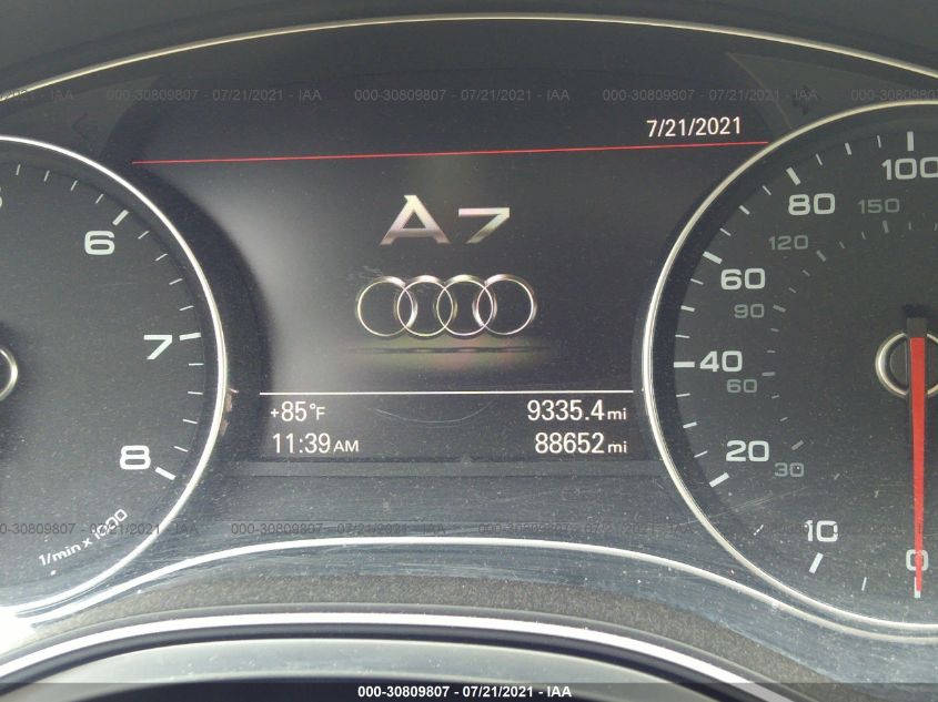 2013 AUDI A7 3.0 PREMIUM PLUS WAUYGAFC3DN041444