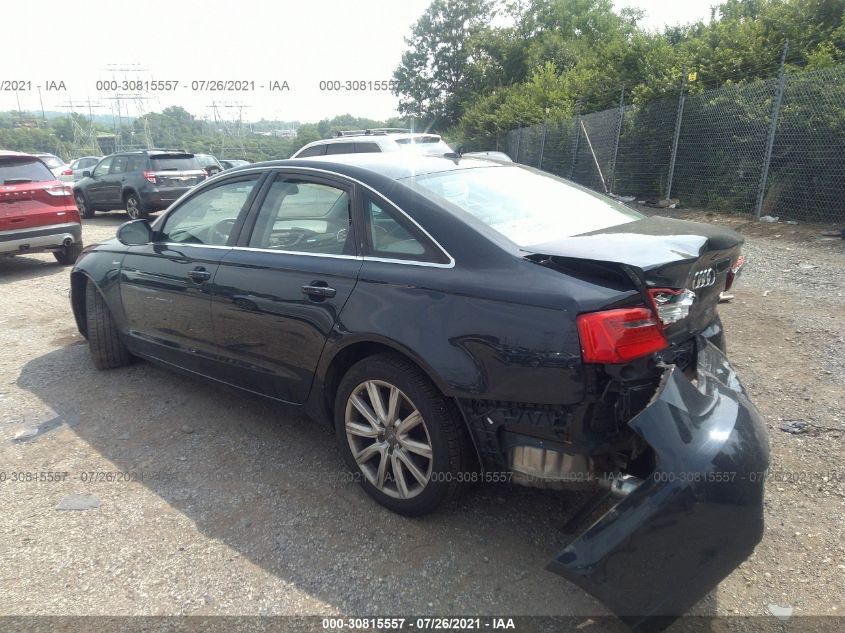 2013 AUDI A6 3.0T PREMIUM PLUS WAUGGAFC7DN138450