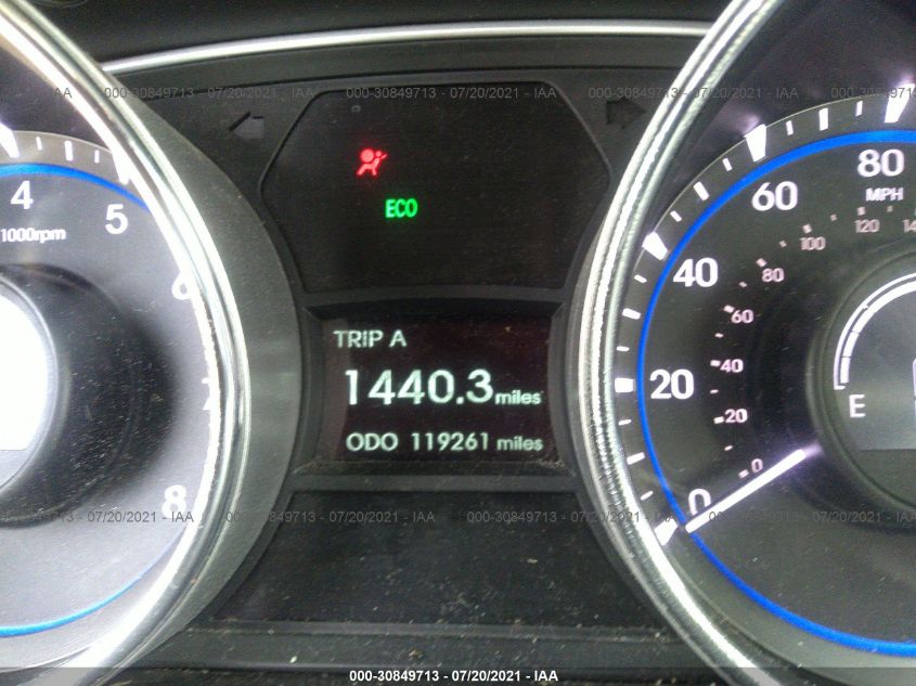 2013 HYUNDAI SONATA GLS 5NPEB4ACXDH790271
