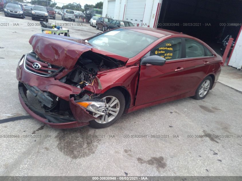2014 HYUNDAI SONATA GLS 5NPEB4AC7EH866739