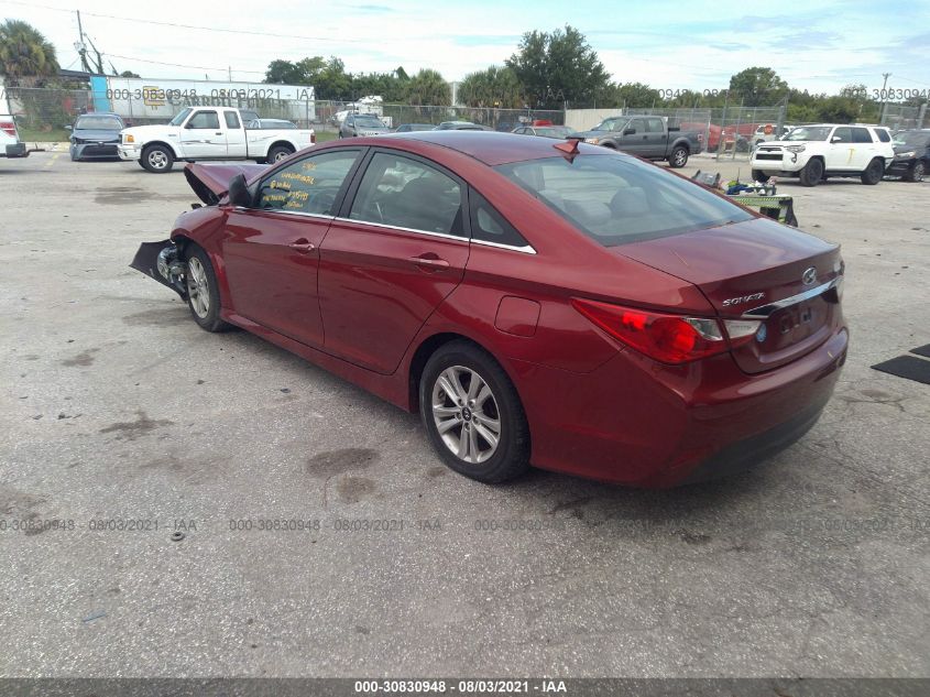 2014 HYUNDAI SONATA GLS 5NPEB4AC7EH866739