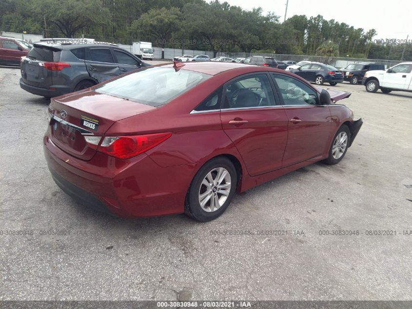 2014 HYUNDAI SONATA GLS 5NPEB4AC7EH866739