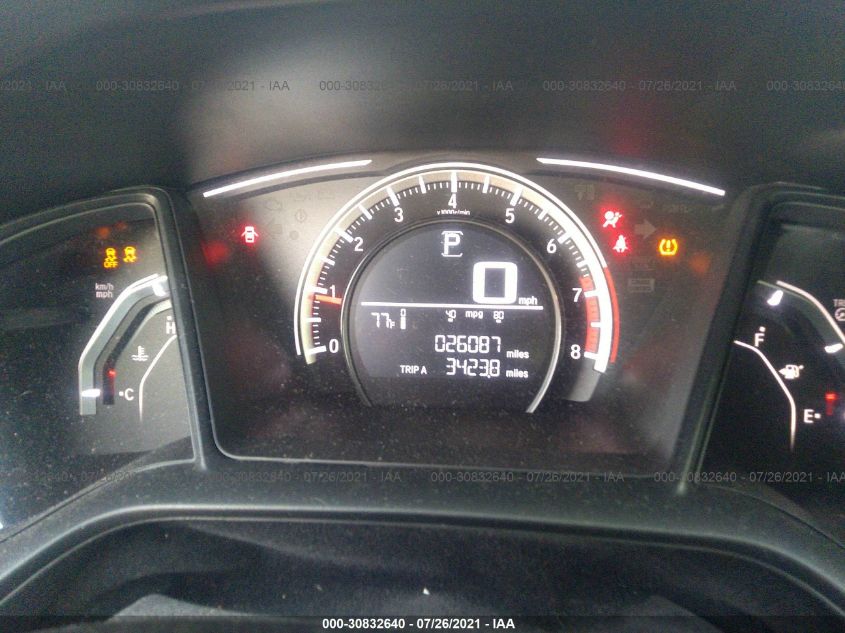 2018 HONDA CIVIC SEDAN LX 19XFC2F52JE006925