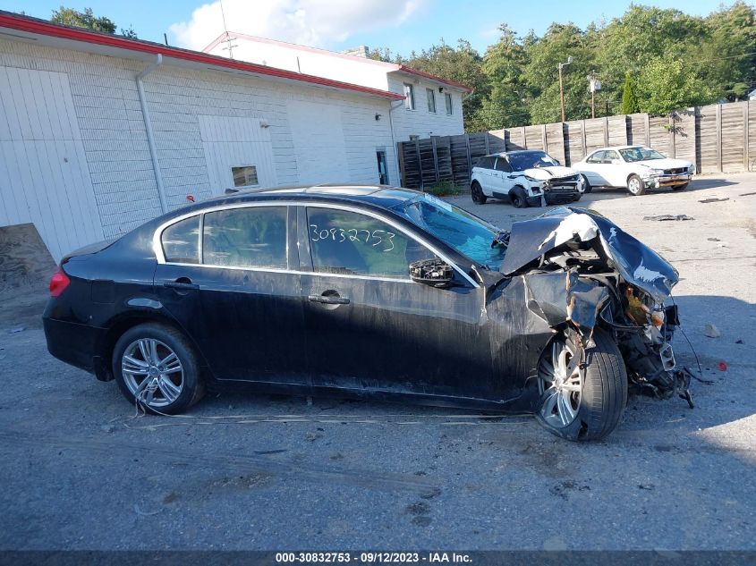 2013 INFINITI G37 SEDAN X JN1CV6AR0DM770196