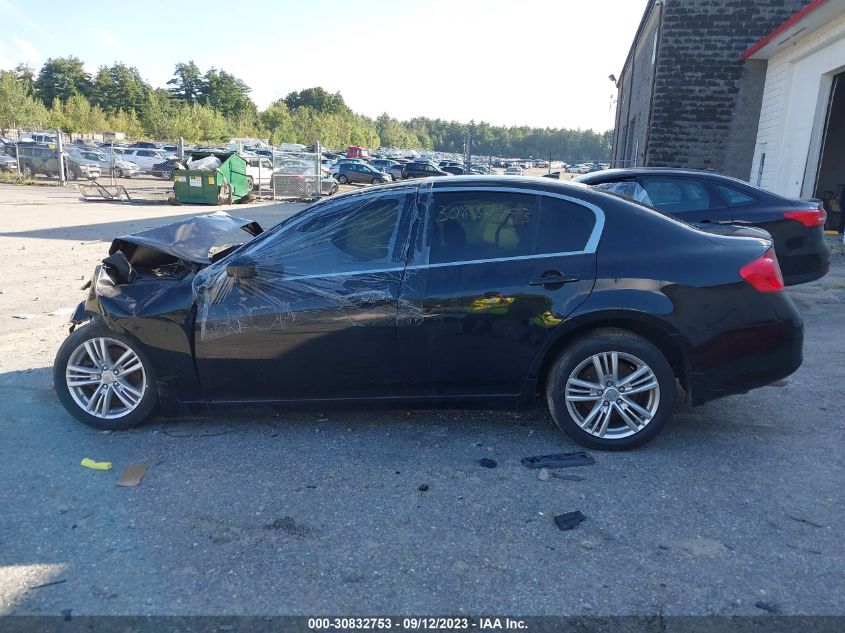 2013 INFINITI G37 SEDAN X JN1CV6AR0DM770196