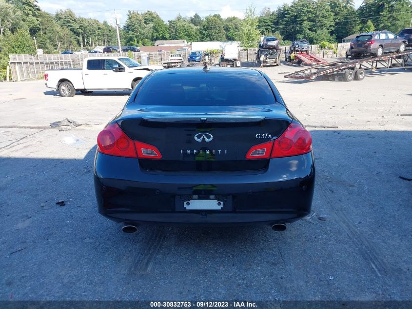2013 INFINITI G37 SEDAN X JN1CV6AR0DM770196