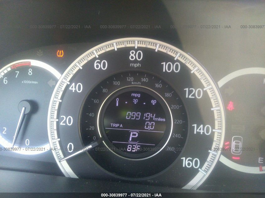 2013 HONDA ACCORD SDN EX-L 1HGCR3F80DA009848