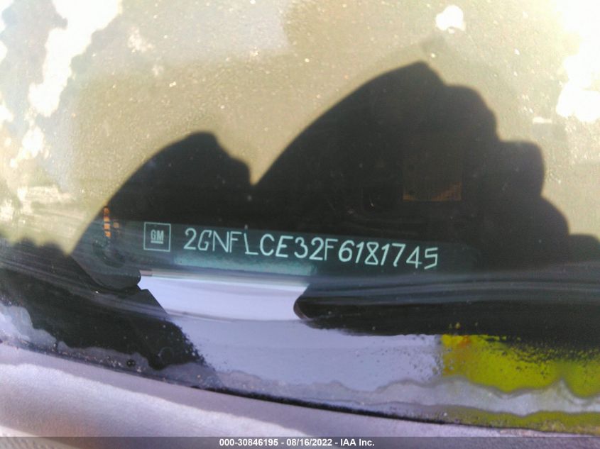 2015 CHEVROLET EQUINOX LT 2GNFLCE32F6181745
