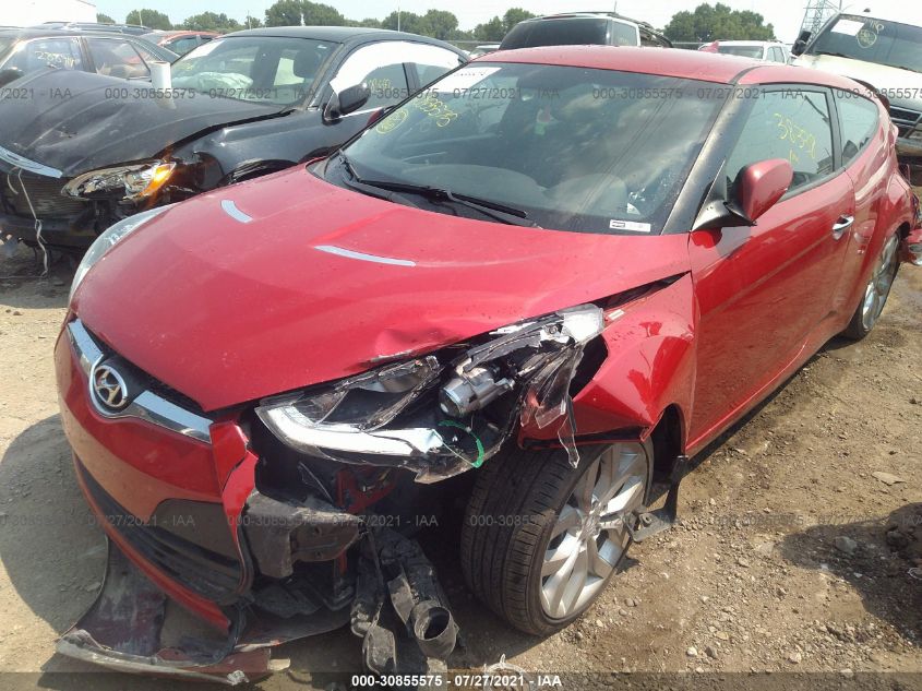 2014 HYUNDAI VELOSTER FLEX KMHTC6AD1EU213866