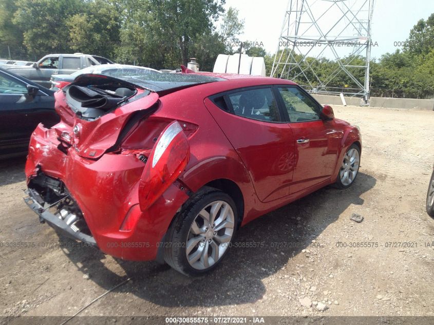 2014 HYUNDAI VELOSTER FLEX KMHTC6AD1EU213866