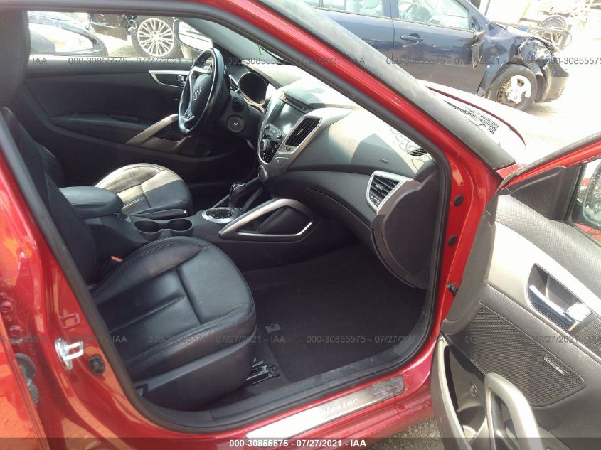 2014 HYUNDAI VELOSTER FLEX KMHTC6AD1EU213866