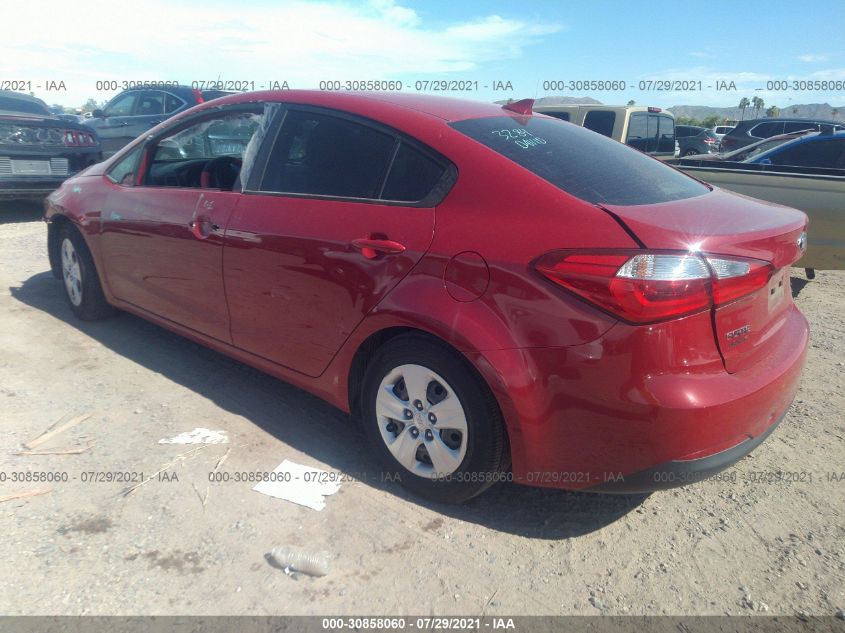 2016 KIA FORTE LX KNAFX4A62G5544882