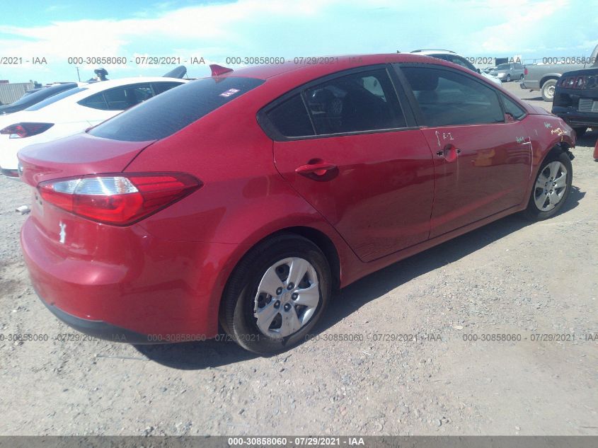 2016 KIA FORTE LX KNAFX4A62G5544882