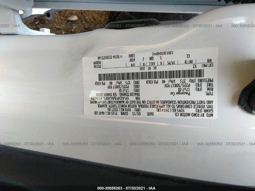 2015 FORD C-MAX HYBRID SE 1FADP5AU5FL115069